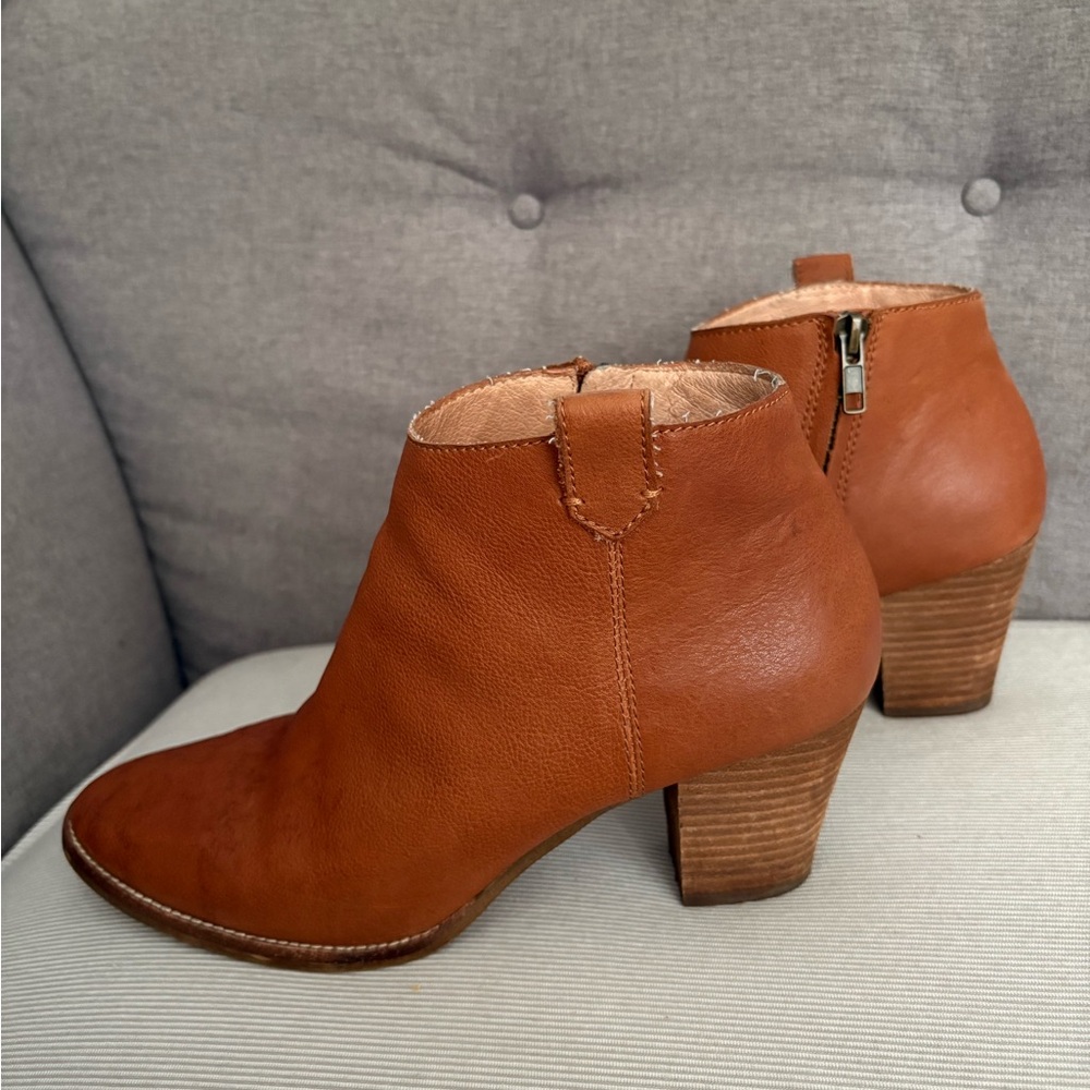 Madewell Billie Leather Ankle Boots